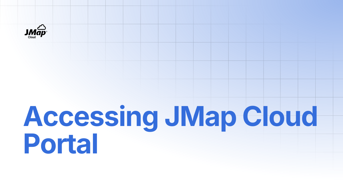 Accessing JMap Cloud Portal | English | JMap Cloud